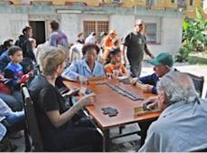 Areas for socialization are important aspects of Cuban life.
