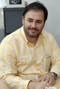 Wadah Khanfar, director general de la cadena de televisin rabe Al Jazeera